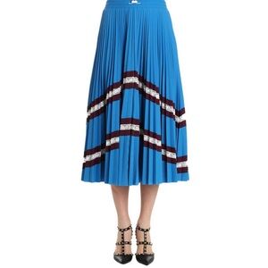Preowned Valentino Chevron Skirt